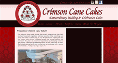 Desktop Screenshot of crimsoncanecakes.com